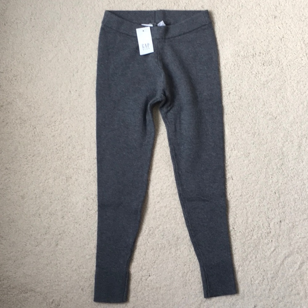 Girls Gap Dark Grey Sweater Leggings NWT XS